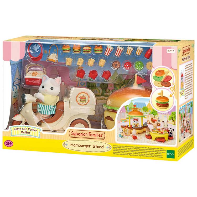 Sylvanian Families Hamburger Stand playset, imported from the UK