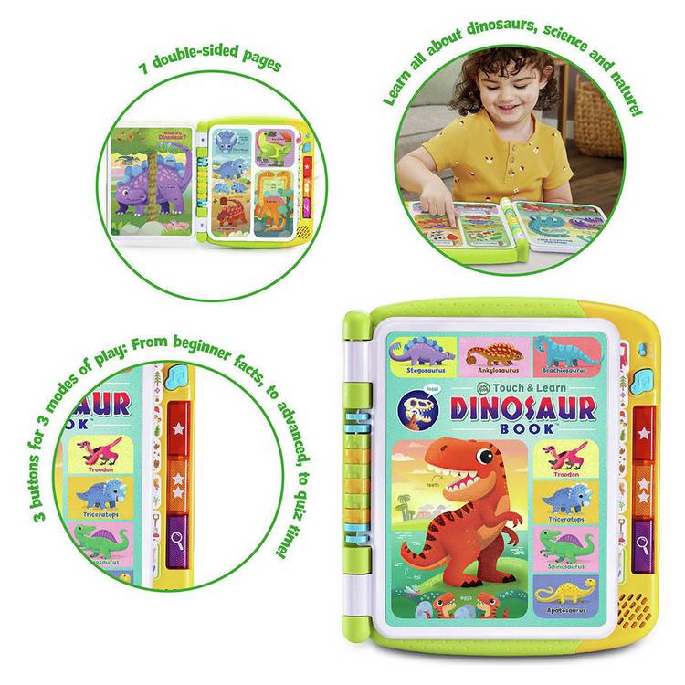 LeapFrog Touch & Learn Dinosaur Book interactive toy, UK version