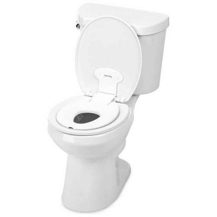 Ingenuity Flip And Sit toddler potty seat for toilet training, UK version