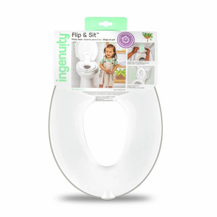 Ingenuity Flip And Sit toddler potty seat for toilet training, UK version