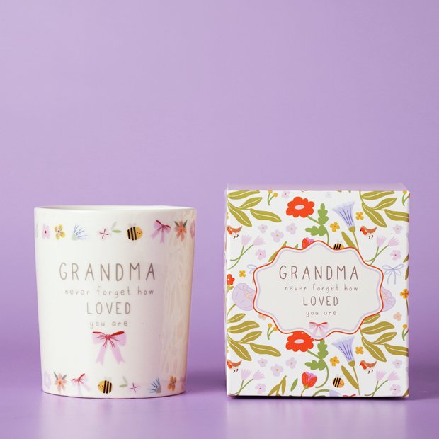 Widdop scented ceramic candle Grandma 190g - British product