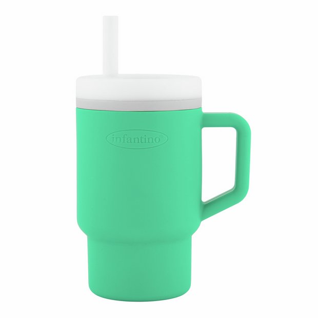 Infantino My 1st Tumbler Alpine silicone straw cup (British brand)
