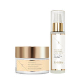 ErthSkin Glow Lift Set Moisturiser Serum 50ml + 60ml - British product