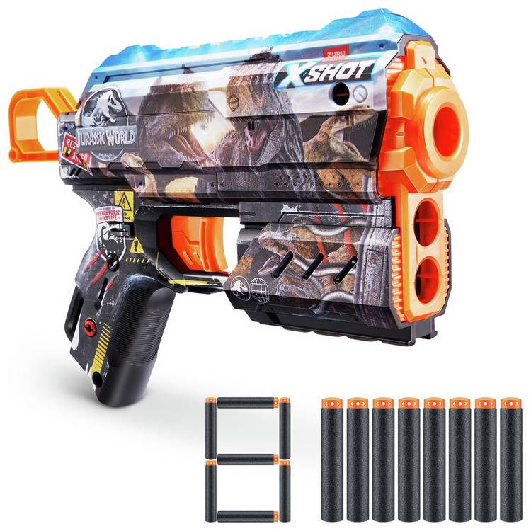 XSHOT Jurassic World Flux foam dart blaster - British product