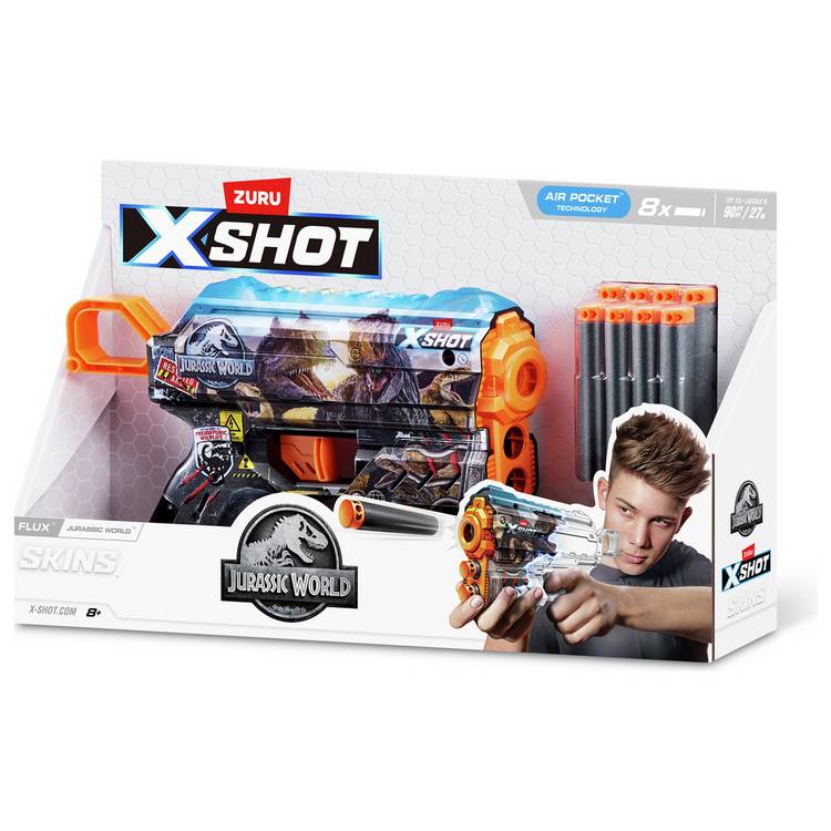 XSHOT Jurassic World Flux foam dart blaster - British product
