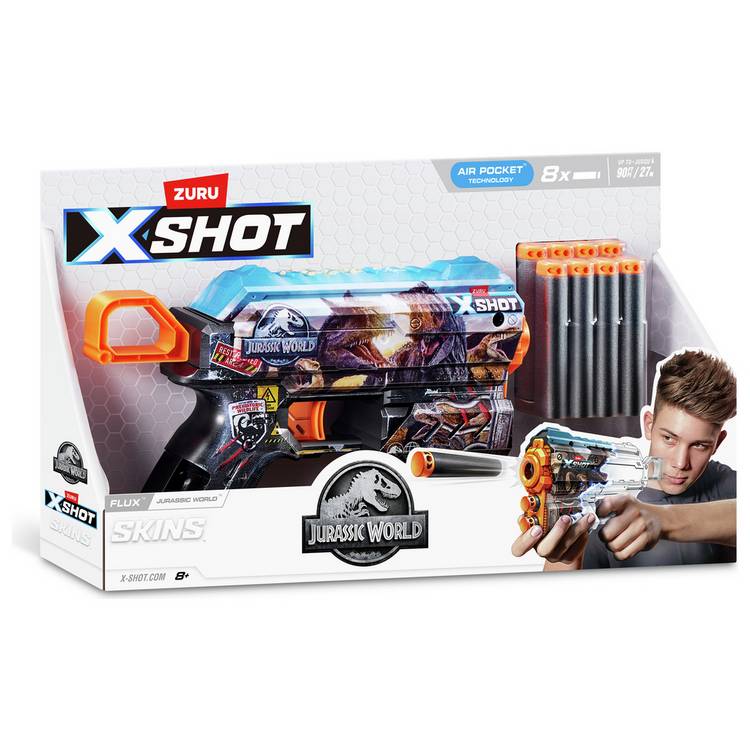 XSHOT Jurassic World Flux foam dart blaster - British product