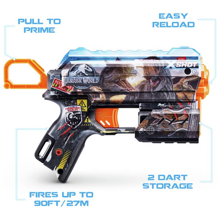XSHOT Jurassic World Flux foam dart blaster - British product