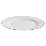 Argos Home porcelain dinner set silver rim 12 piece, UK version