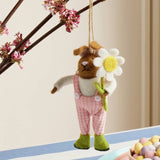 Argos Argos Home Handcrafted Felt Rabbit Ornament 15cm- Buy online at McGrocer