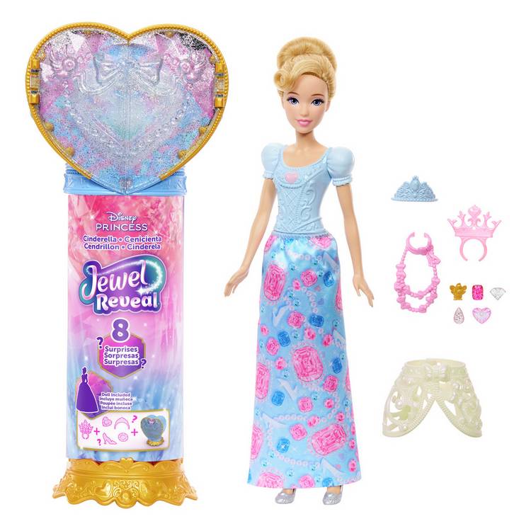 Disney fashion doll Jewel Reveal Cinderella 32cm (British brand)