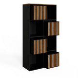 GFW Kube 4x4 cube storage Black & Walnut, imported from the UK