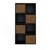 GFW Kube 4x4 cube storage Black & Walnut, imported from the UK