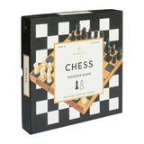 Professor Puzzle wooden chess game with storage bag, UK version