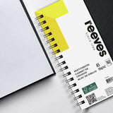 Reeves hardback spiral bound A5 sketchbook - British product
