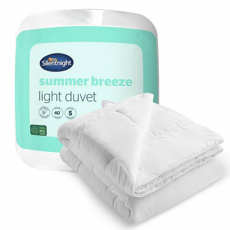 Silentnight Summer Breeze duvet 4.5 tog single (British brand)