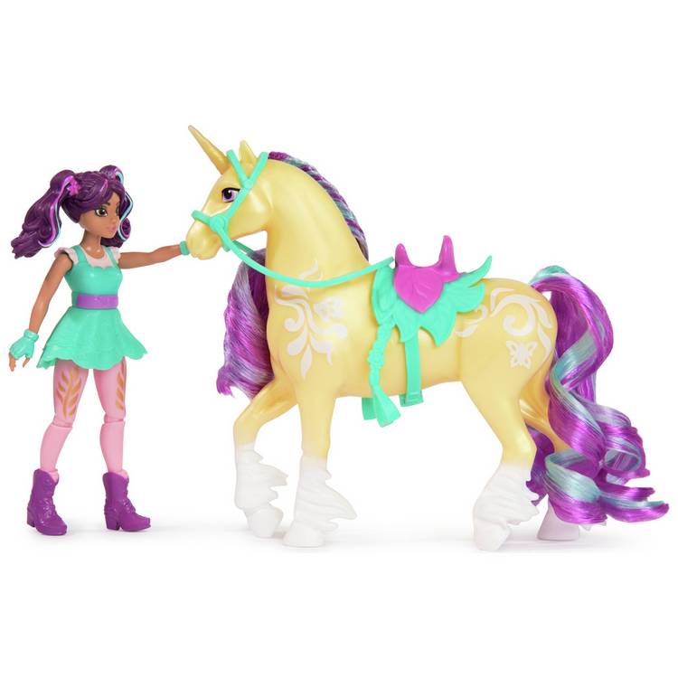 Unicorn Academy Ava and Leaf small doll set (British brand)