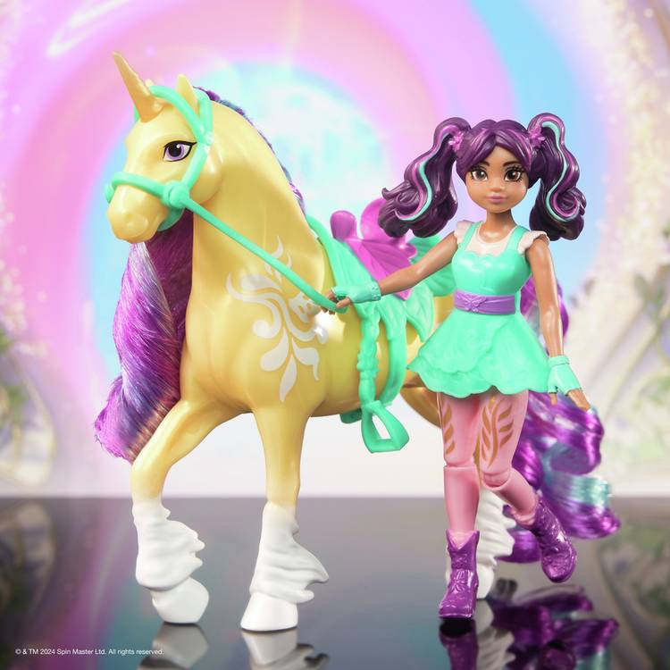 Unicorn Academy Ava and Leaf small doll set (British brand)