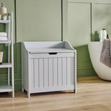 Argos Argos Home Monks Bench Style Linen Bin - Grey 100L- Buy online at McGrocer