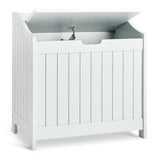 Argos Home monks bench style linen bin 100L grey, imported from the UK