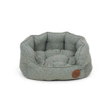 Argos Petface Sage Herringbone Oval Bed Medium Pet Bed- Buy online at McGrocer