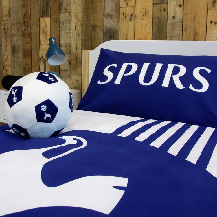 Tottenham Hotspur football shaped cushion 25cm (British brand)
