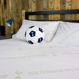 Tottenham Hotspur football shaped cushion 25cm (British brand)