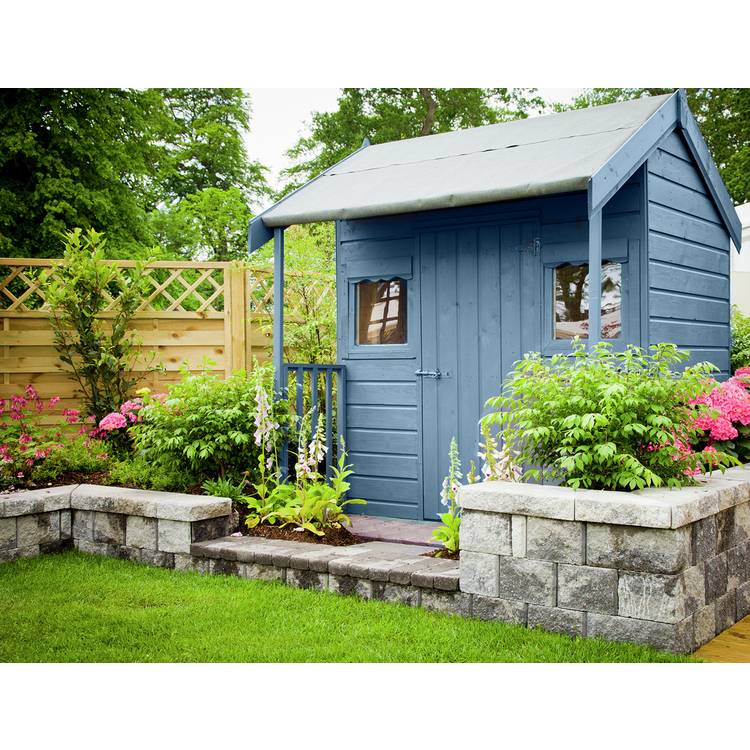 Johnstone's Garden Colours paint Island Lake blue 2.5L - British product