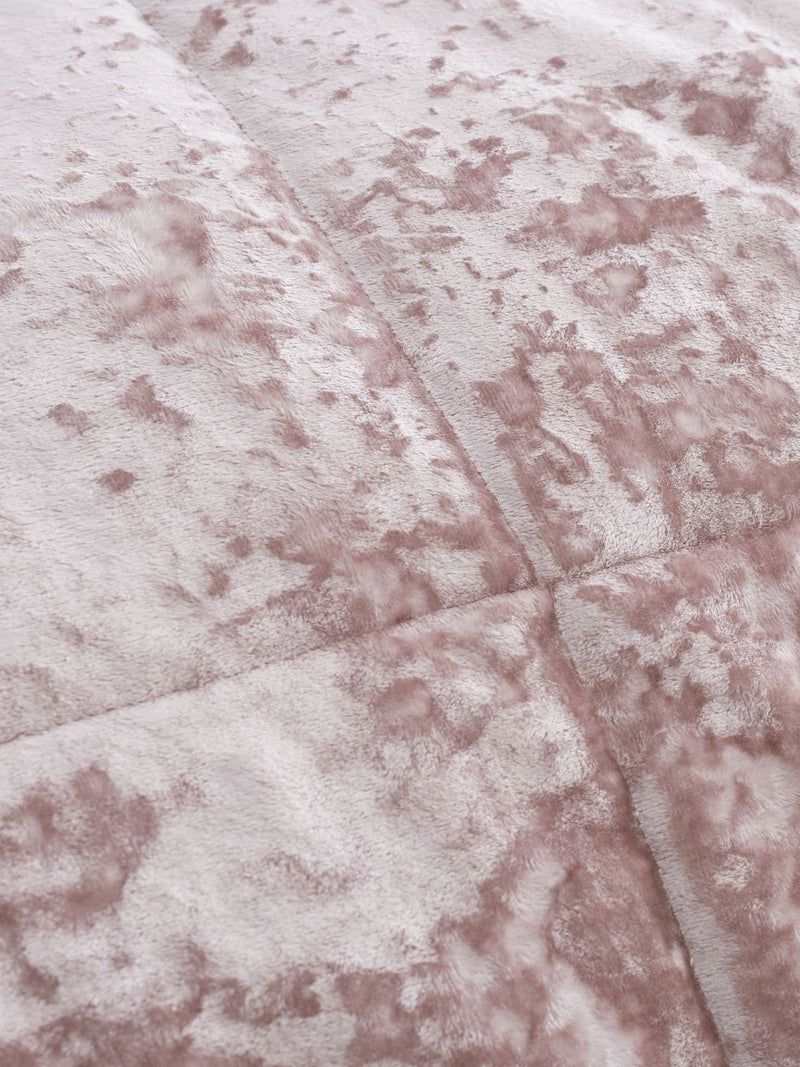 Catherine Lansfield pink crushed velvet pillow shams set of 2 - British product