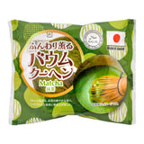 Taiyo halal baumkuchen matcha flavour layered cake (British brand)