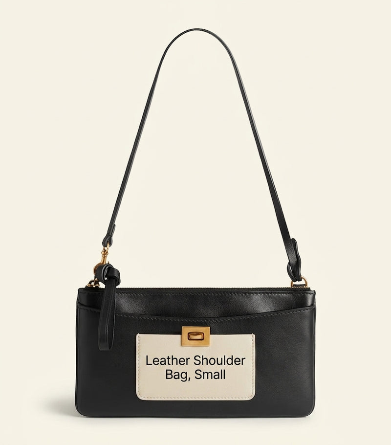 Balenciaga calfskin Rodeo pouch with turn-lock closure (British brand)