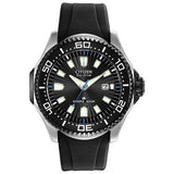 Argos Citizen Eco-Drive Promaster Diver Men's Dive Watch Black Silicone Strap- Buy online at McGrocer