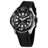 Citizen Eco-Drive diver watch black silicone strap, imported from the UK