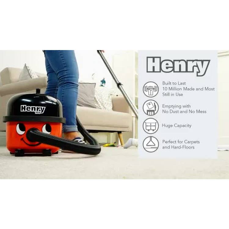 Henry blue corded cylinder vacuum cleaner - British product