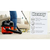 Henry blue corded cylinder vacuum cleaner - British product