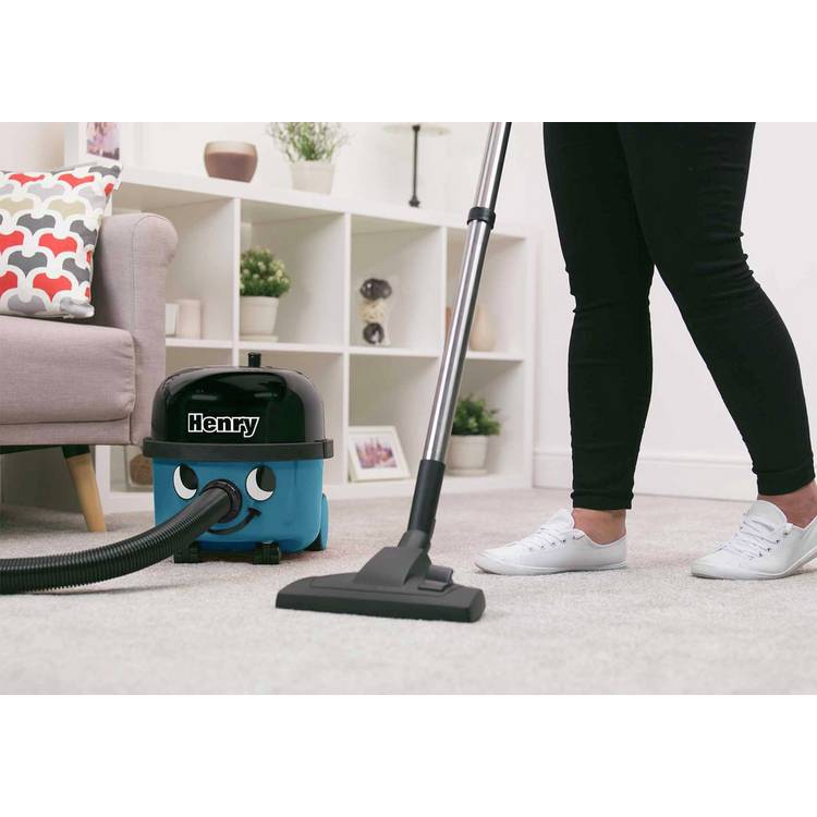 Henry blue corded cylinder vacuum cleaner - British product