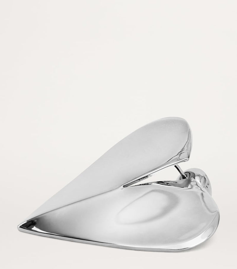 Alaïa Le Coeur stud earrings brass, (British brand)