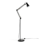 Habitat swing arm floor lamp in matt black (British brand)