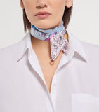 Bvlgari silk scarf printed 120cm, UK version