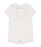 Ralph Lauren Kids embroidered playsuit 3-24 months, imported from the UK