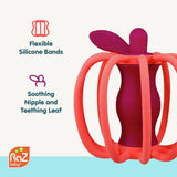 RazBaby apple teether silicone rattle baby toy, UK version