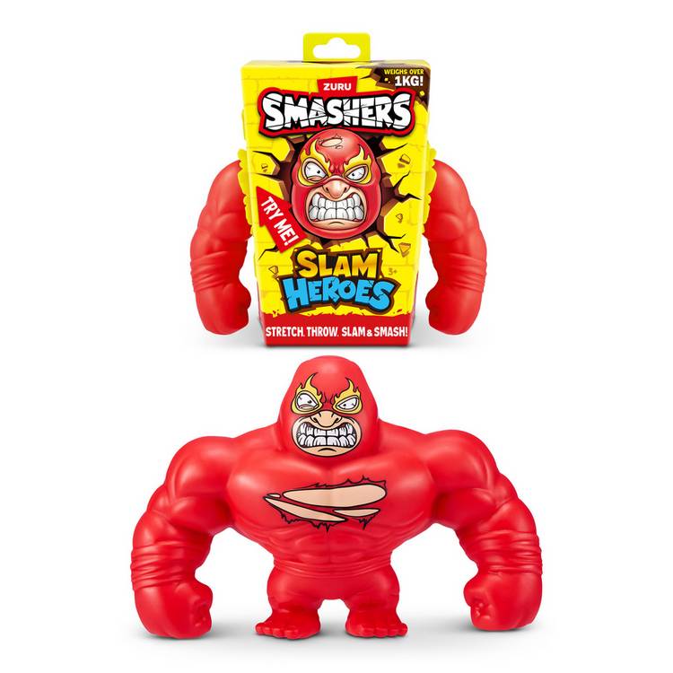 Zuru collectible wrestler toy Smashers Slam Heroes, imported from the UK
