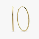 Argos Revere 9ct Gold Plated Sterling Silver Sleeper Hoop Earrings- Buy online at McGrocer