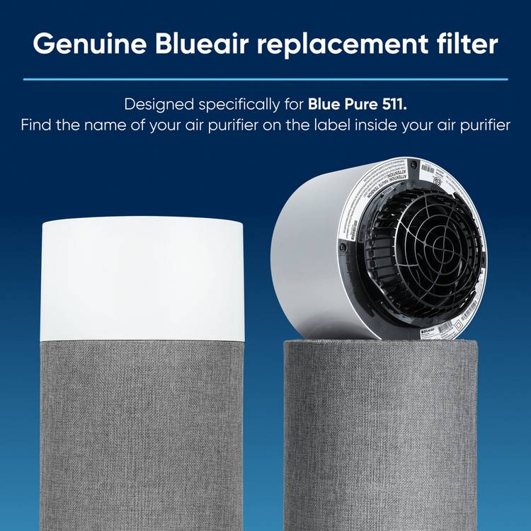Blueair air purifier replacement filter for Pure 511 - British product