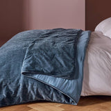 Argos Habitat Chenille Bedspread Storm Blue 200x220cm- Buy online at McGrocer