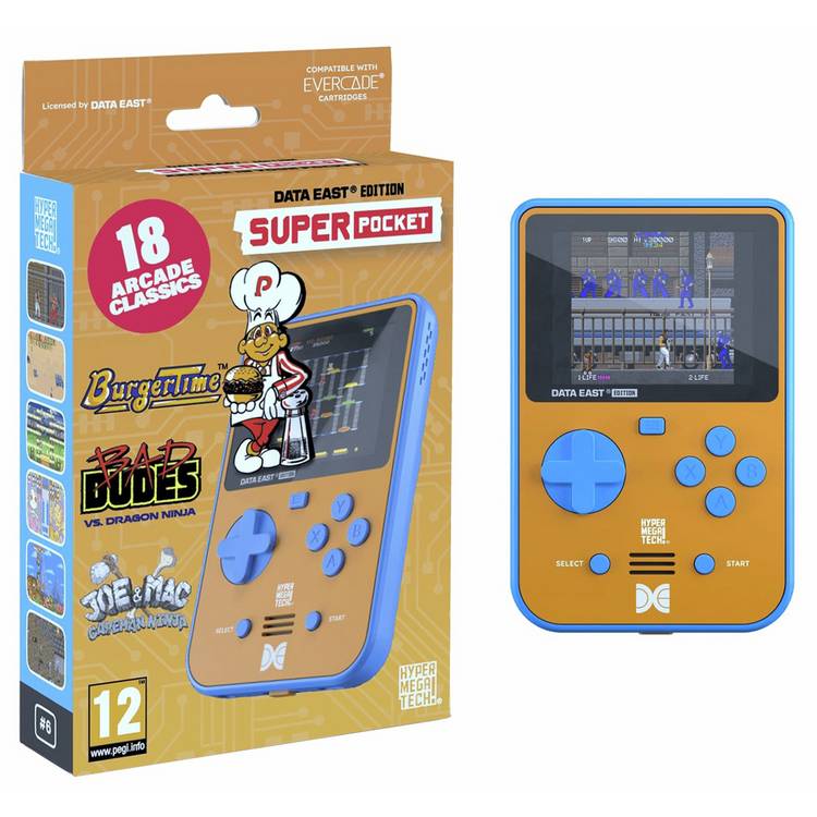 HyperMegaTech Super Pocket Data East retro handheld (British brand)