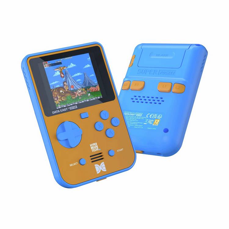 HyperMegaTech Super Pocket Data East retro handheld (British brand)