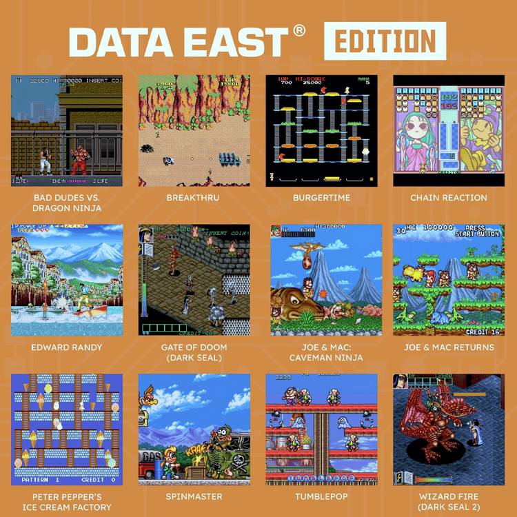 HyperMegaTech Super Pocket Data East retro handheld (British brand)