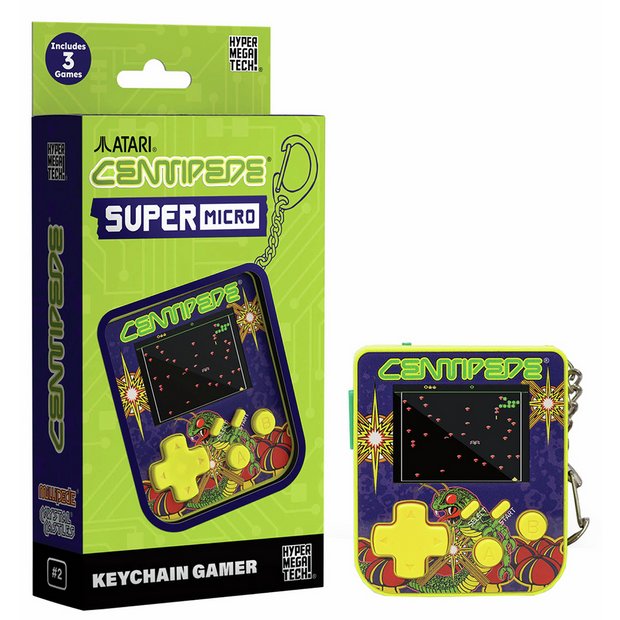 HyperMegaTech retro keychain Centipede, imported from the UK
