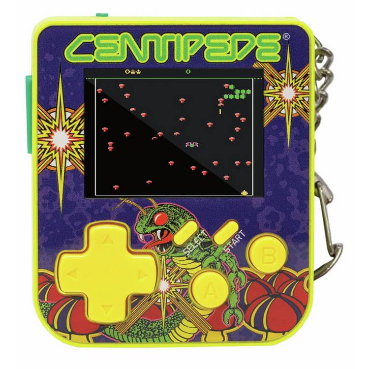 HyperMegaTech retro keychain Centipede, imported from the UK