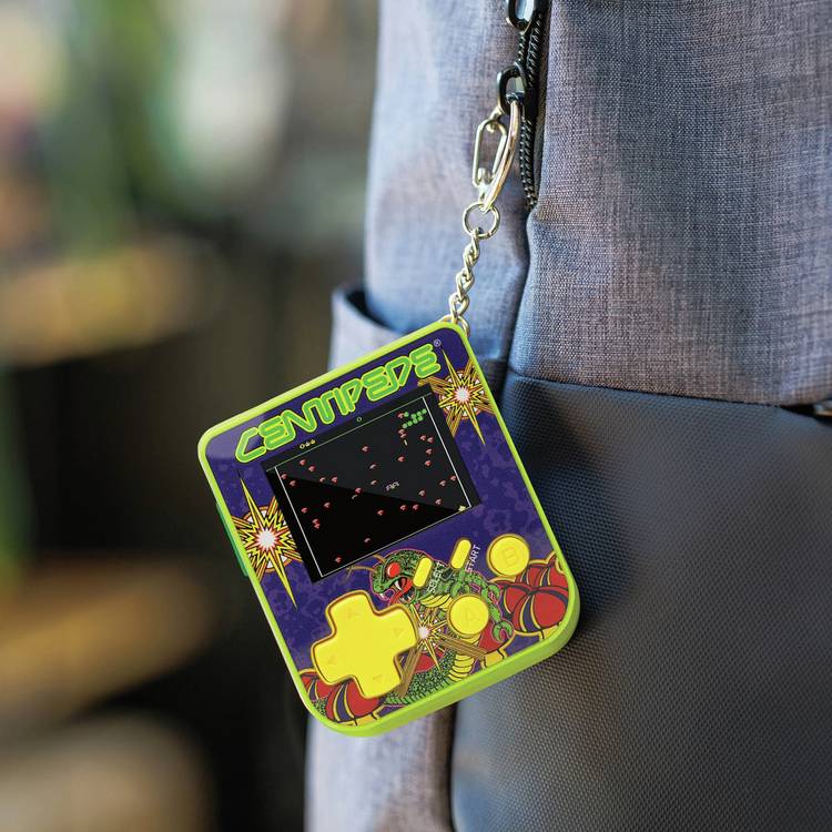 HyperMegaTech retro keychain Centipede, imported from the UK